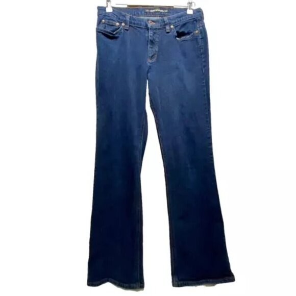 DKNY Jeans Women's 12 So-Lo-Lita Stretch Blue Denim Boot Fit Est.1989 - Picture 1 of 10